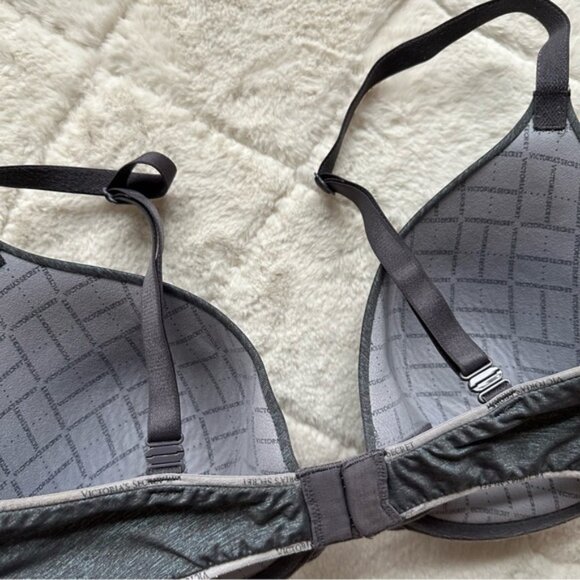 Victoria’s Secret | Marl Gray Uplift Semi-Demi | Size 32DDD - Picture 6 of 12